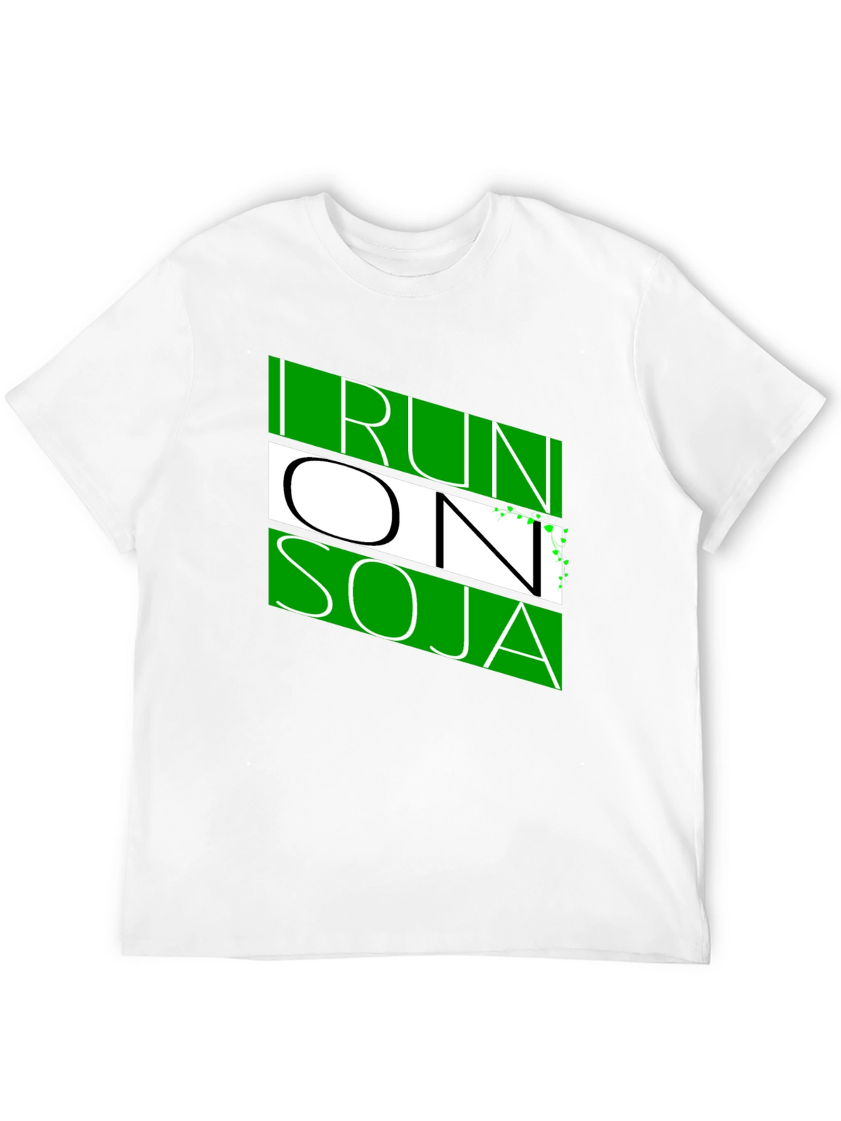 I Run On Soja Black T-Shirt