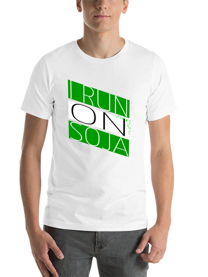 I Run On Soja Black T-Shirt