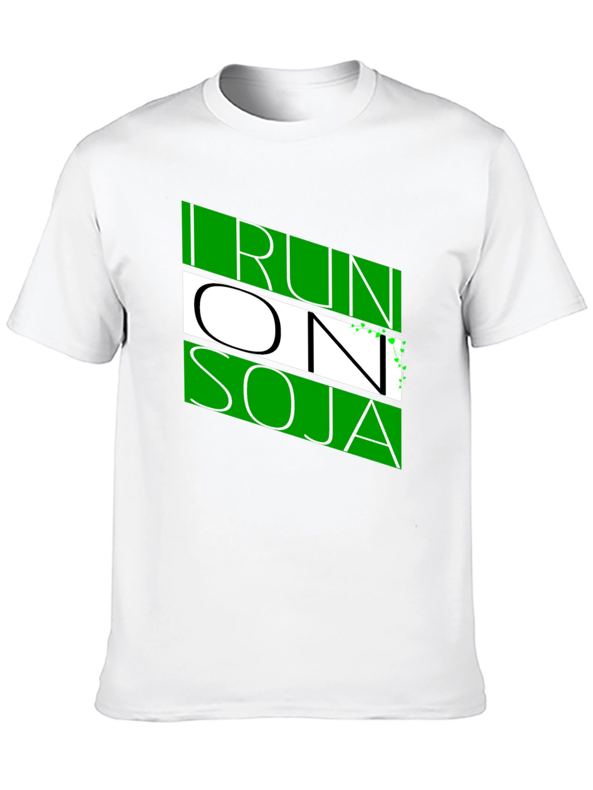 I Run On Soja Black T-Shirt