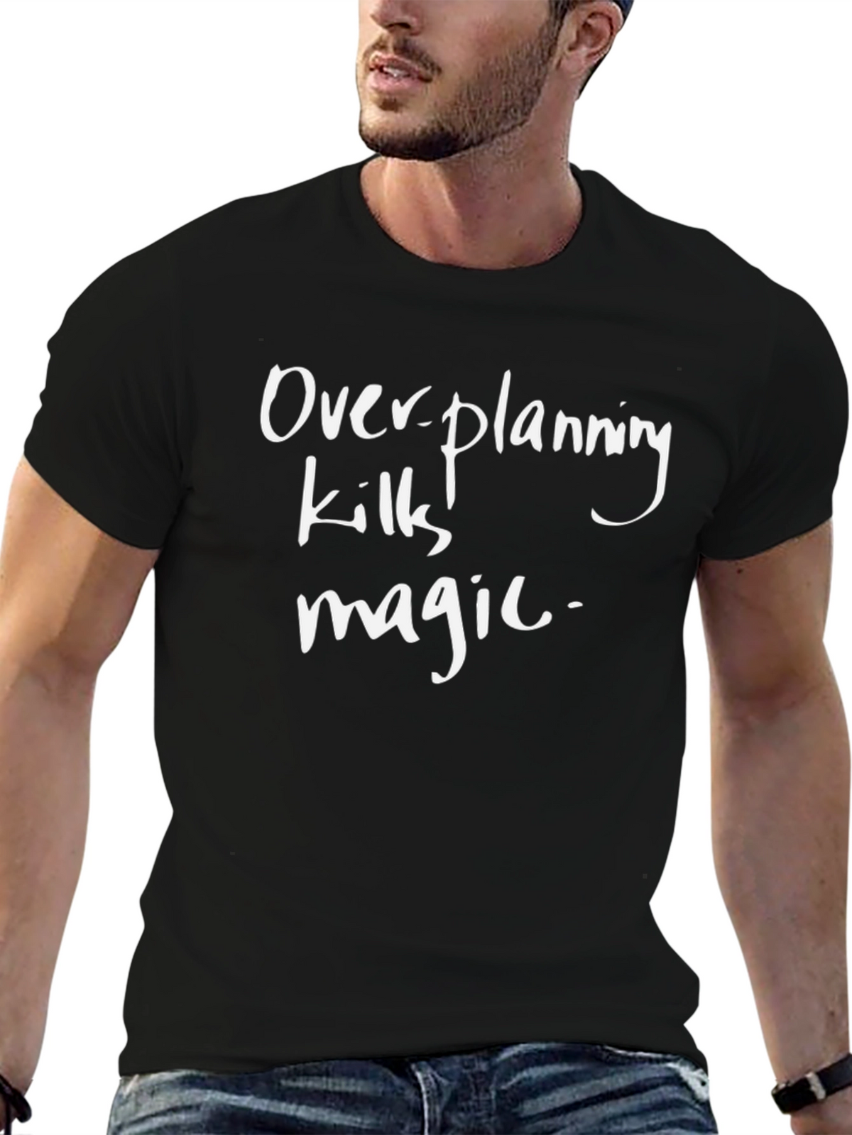 Overplanning Kills Magic T-Shirt - Black