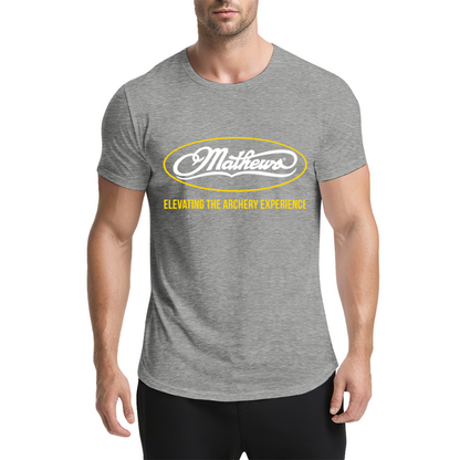 Mathews Elevating The Archery Experience Bowhunting Purple Tee