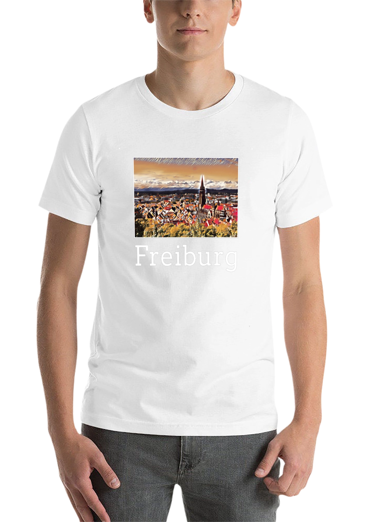 Freiburg T-Shirt - Cityscape Graphic Tee
