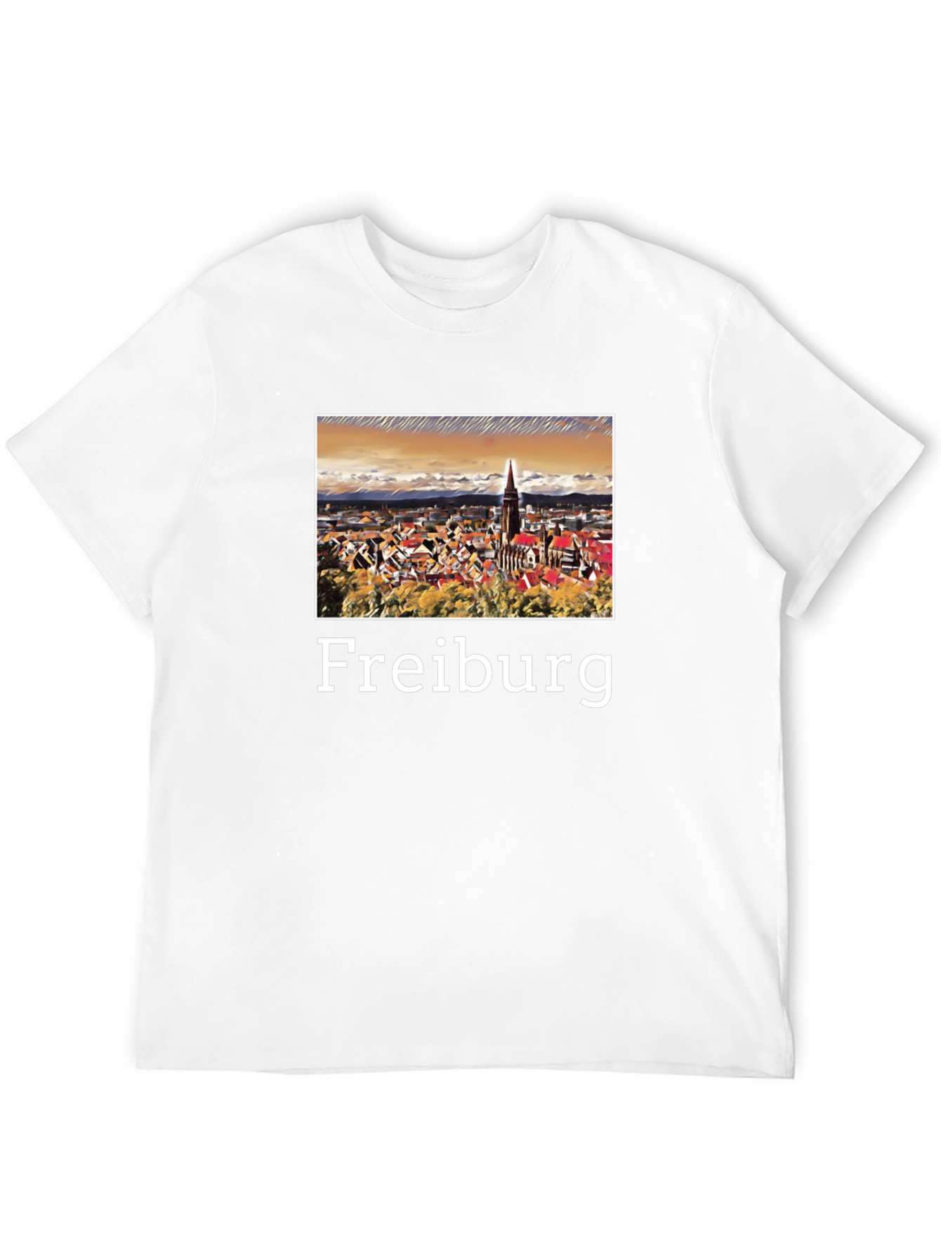 Freiburg T-Shirt - Cityscape Graphic Tee