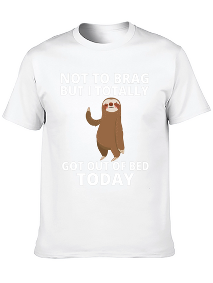 Funny Sloth Got Out of Bed T-Shirt
