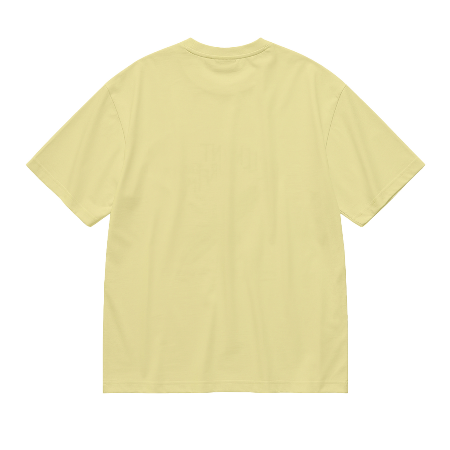0% Drama No Chaos Minimal Yellow T-Shirt