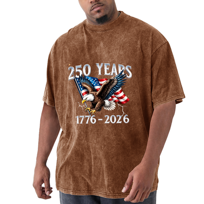 250 Years 1776-2026 American Eagle USA Flag