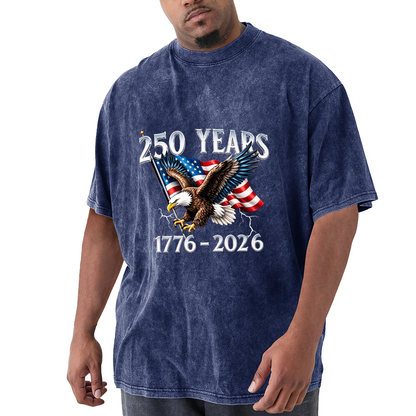 250 Years 1776-2026 American Eagle USA Flag