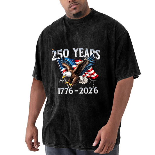 250 Years 1776-2026 American Eagle USA Flag