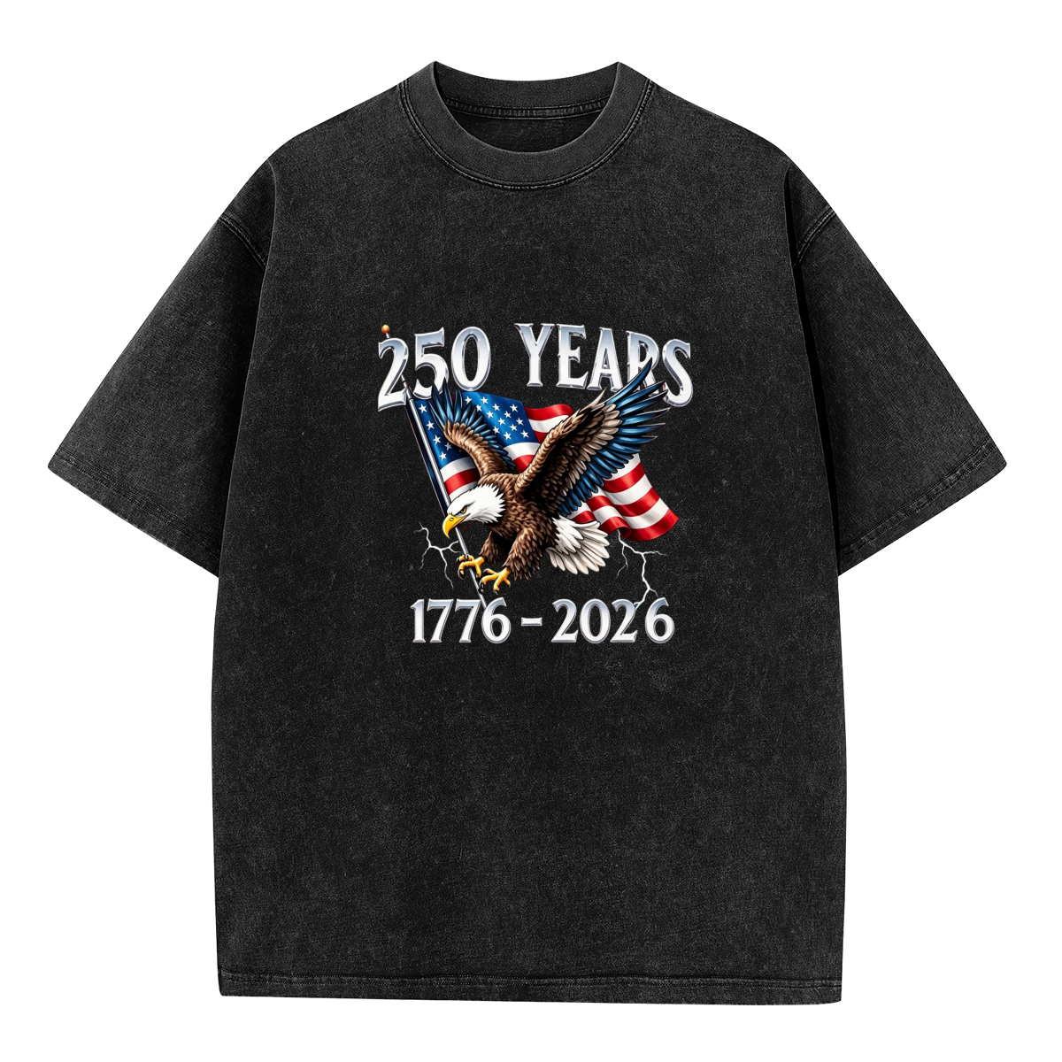 250 Years 1776-2026 American Eagle USA Flag