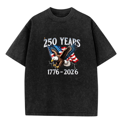 250 Years 1776-2026 American Eagle USA Flag