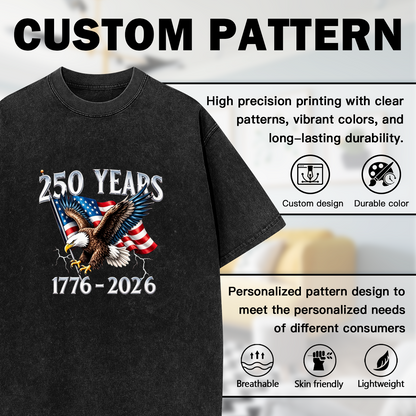 250 Years 1776-2026 American Eagle USA Flag