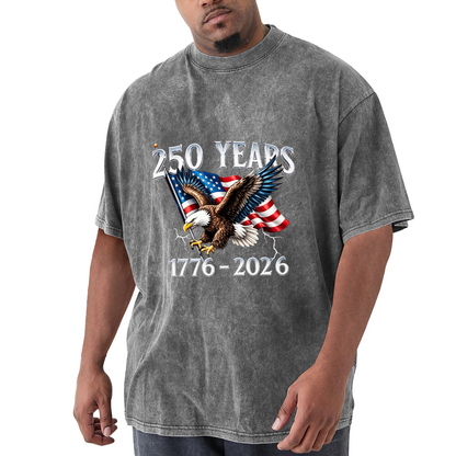 250 Years 1776-2026 American Eagle USA Flag