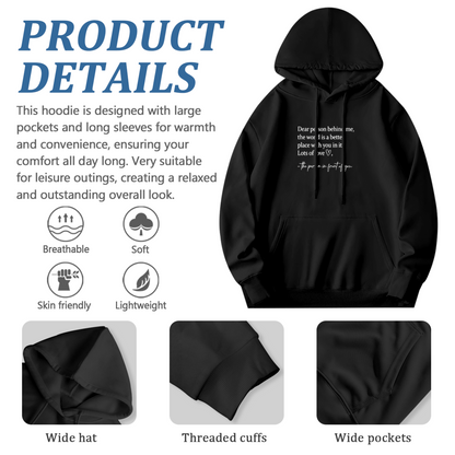 Heartwarming Inspirational Message Hoodie