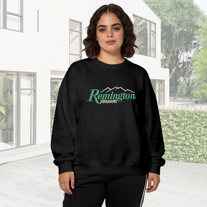 Remington Firearms Retro Mountain Logo Graphic Crewneck Sweatshirt