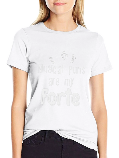 Musical Puns Forte T-Shirt