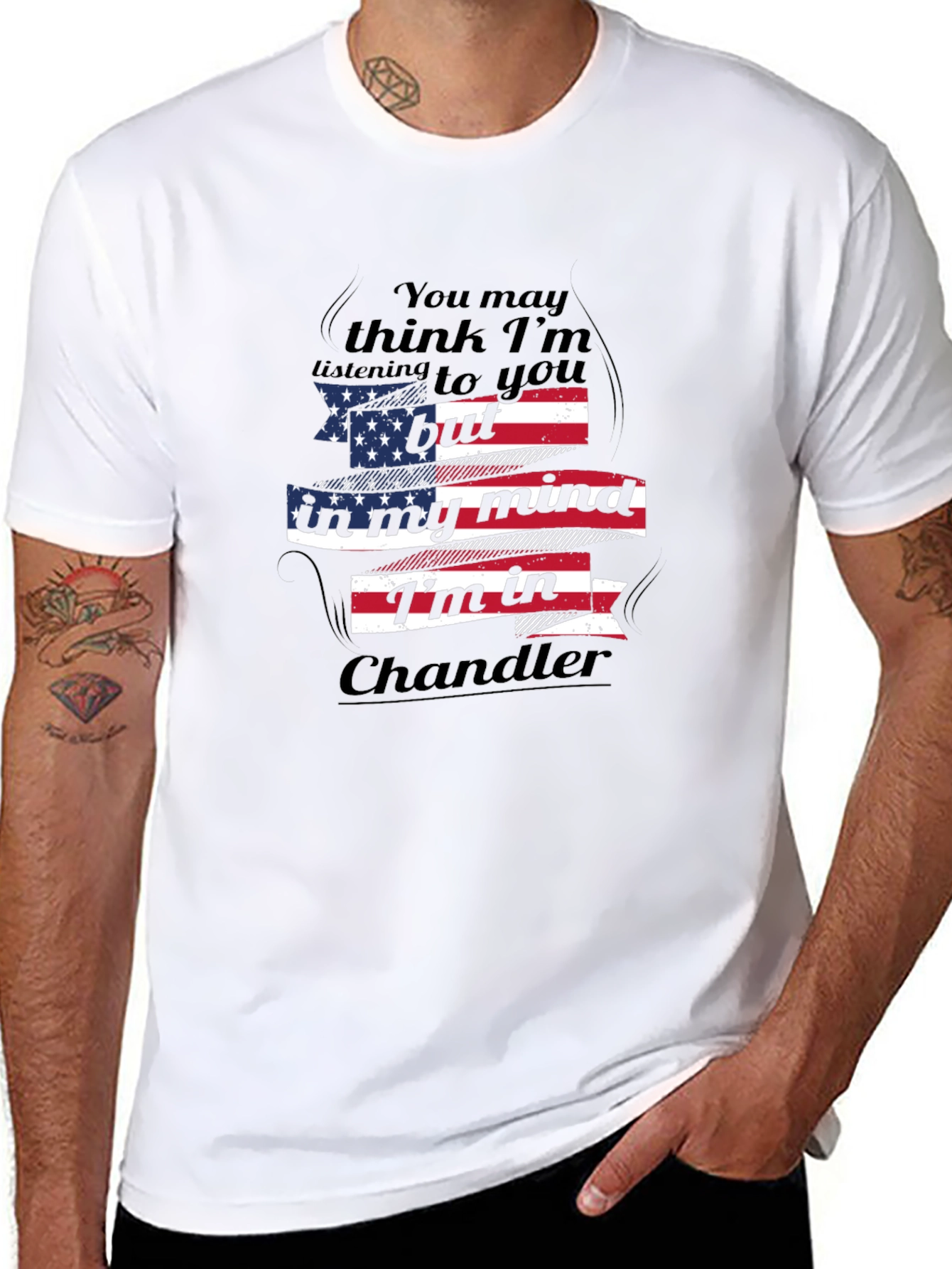 Chandler State of Mind Patriotic T-Shirt