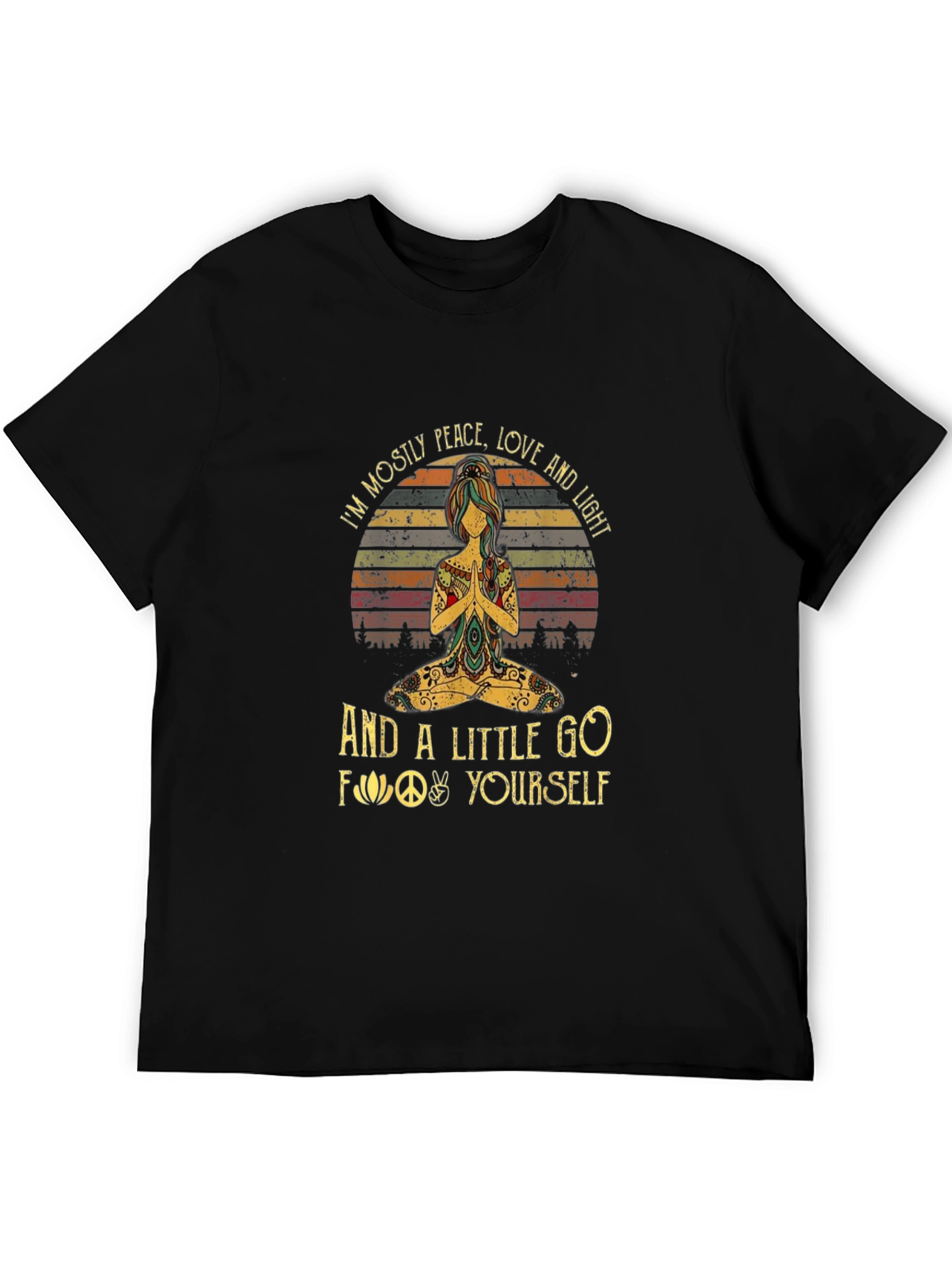Peace Love & Light Graphic T-Shirt