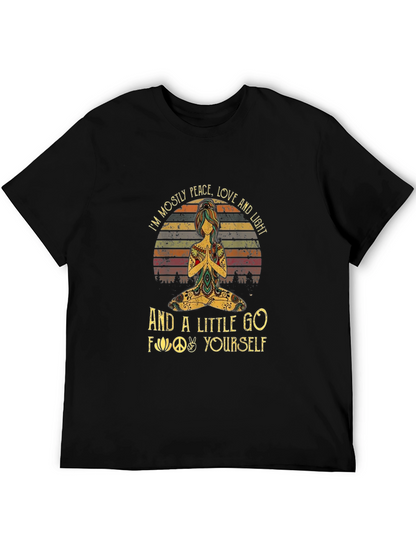 Peace Love & Light Graphic T-Shirt