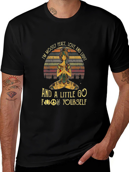 Peace Love & Light Graphic T-Shirt
