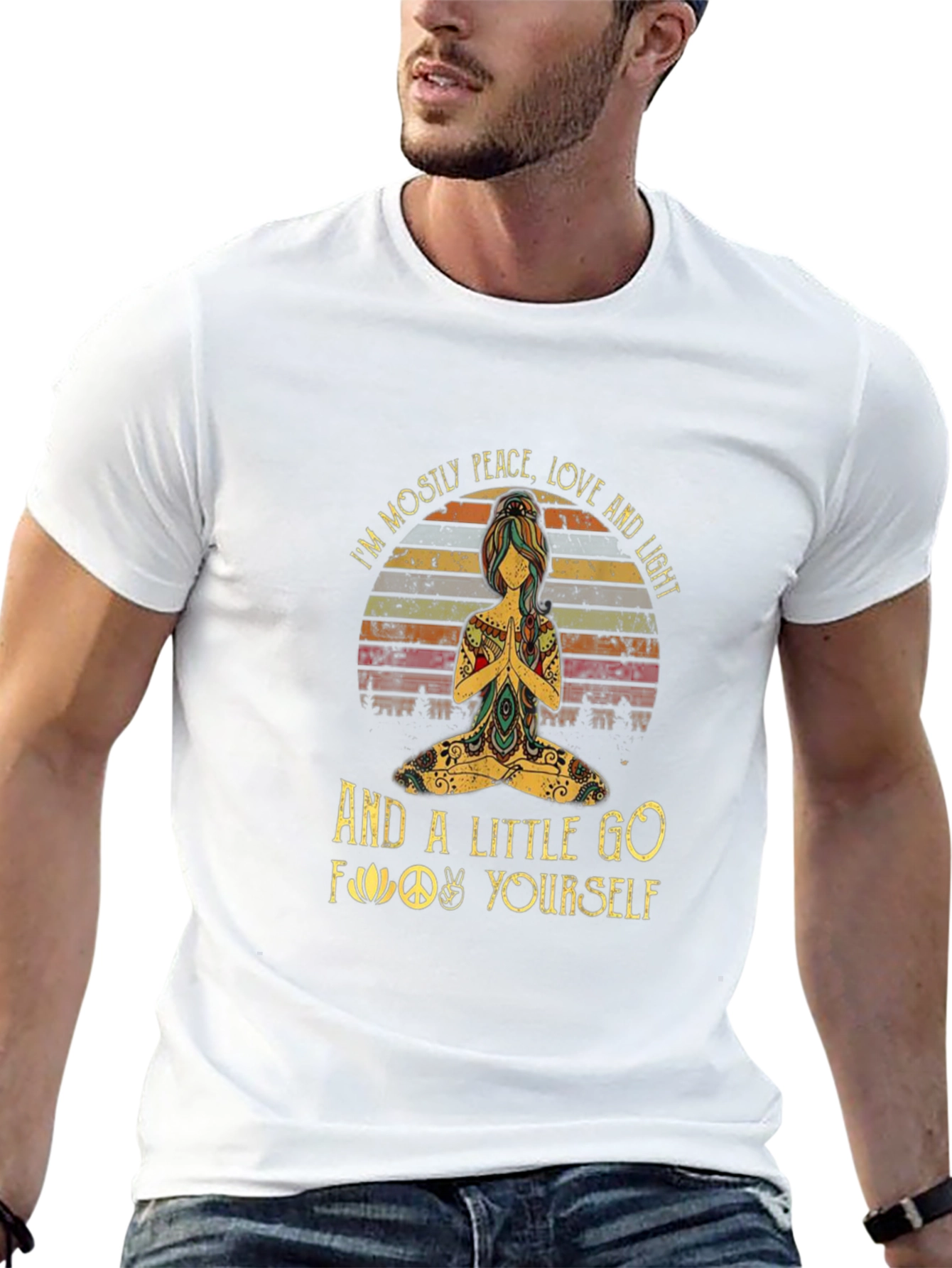 Peace Love & Light Graphic T-Shirt