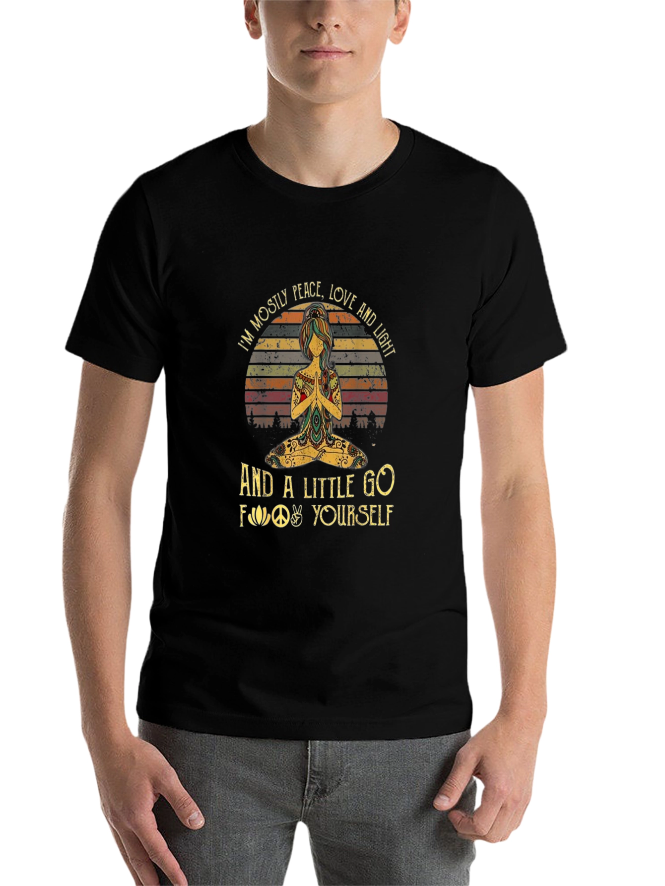 Peace Love & Light Graphic T-Shirt