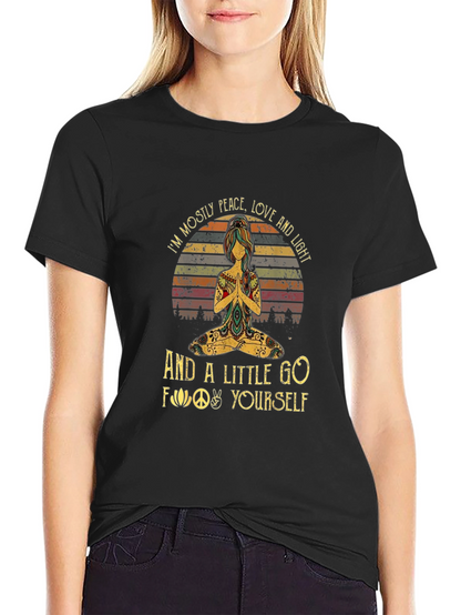 Peace Love & Light Graphic T-Shirt