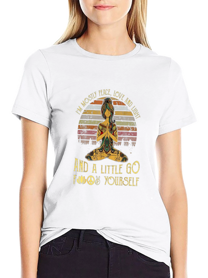 Peace Love & Light Graphic T-Shirt