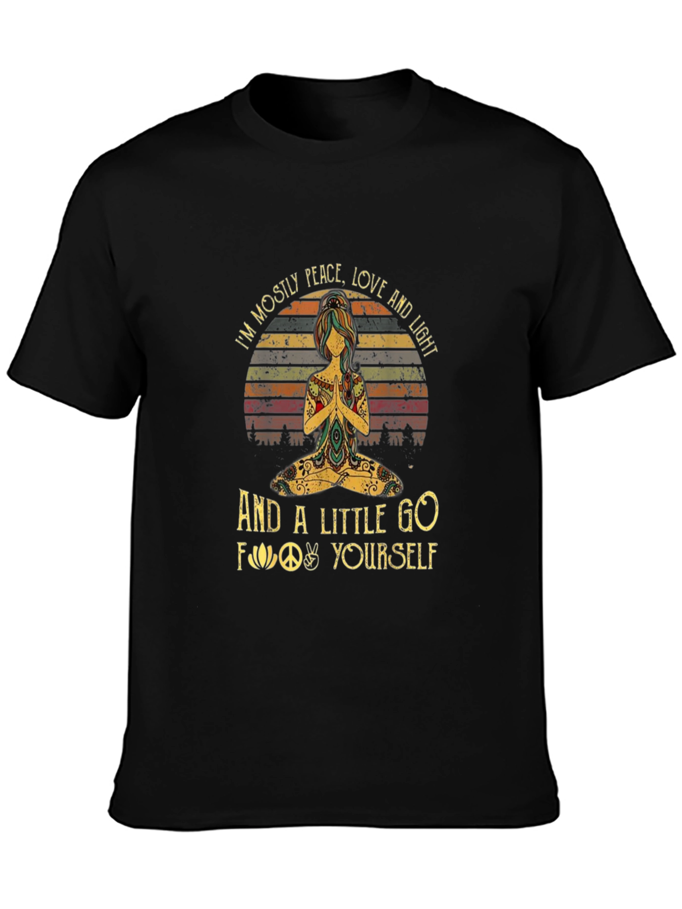 Peace Love & Light Graphic T-Shirt