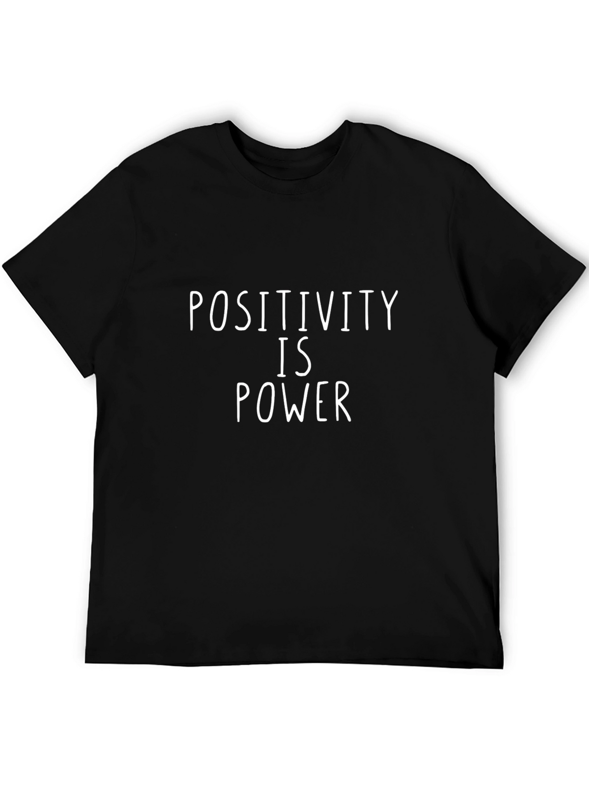 Positivity is Power T-Shirt - Mens Black Tee