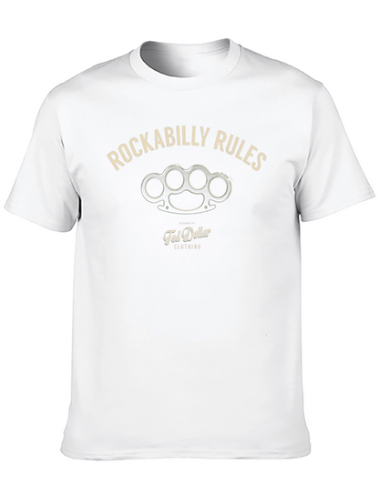 Rockabilly Rules Graphic Tee - Ted Dollar Clothing