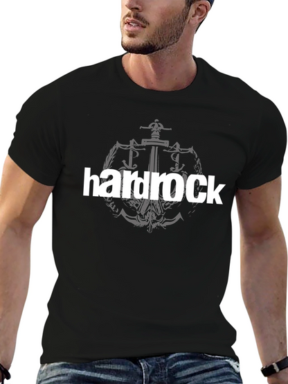 Hardrock Graphic Tee - Black Cotton Blend