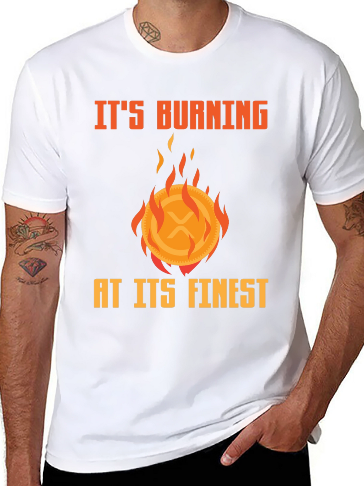 Burning Cryptocurrency T-Shirt