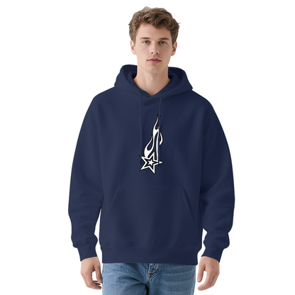Flame Star Urban Street Style Graphic Hoodie