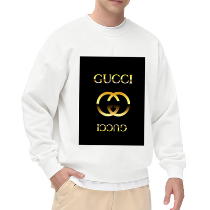 Funny Reverse Luxury Logo Parody Streetwear Crewneck Sweatshirt