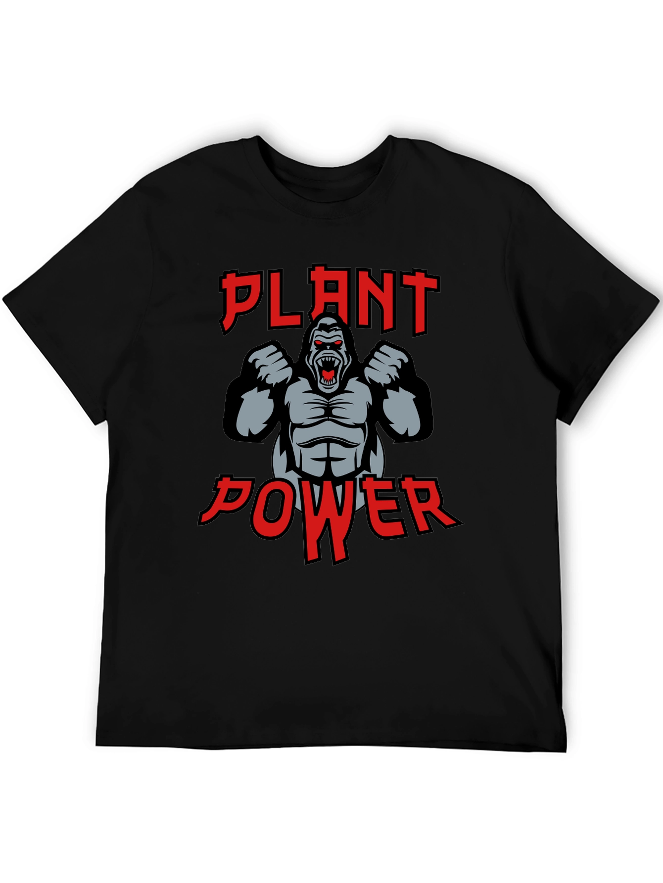 Plant Power Gorilla Graphic T-Shirt