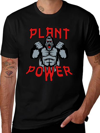 Plant Power Gorilla Graphic T-Shirt