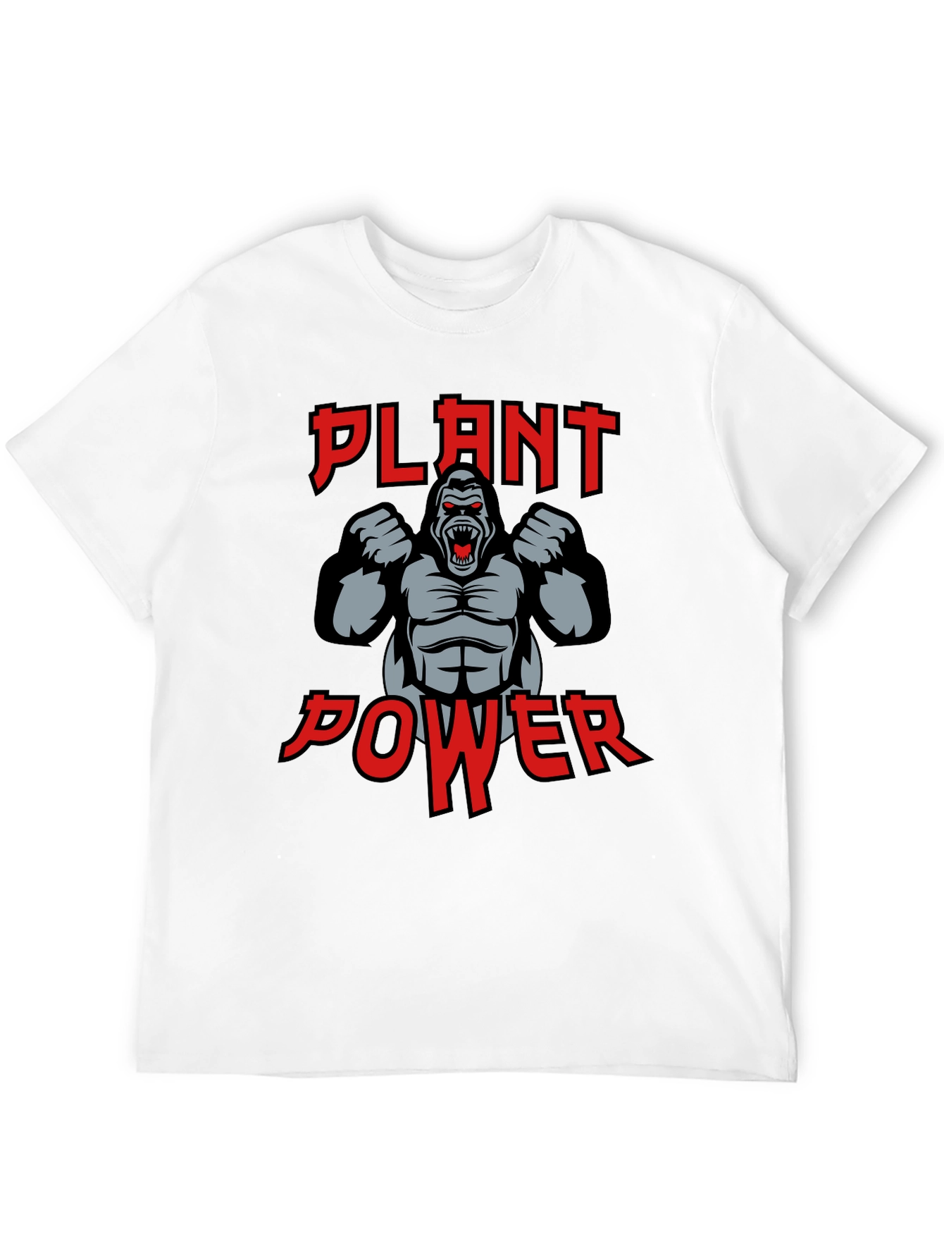 Plant Power Gorilla Graphic T-Shirt