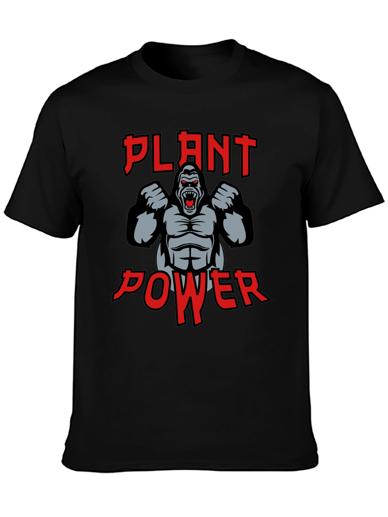 Plant Power Gorilla Graphic T-Shirt