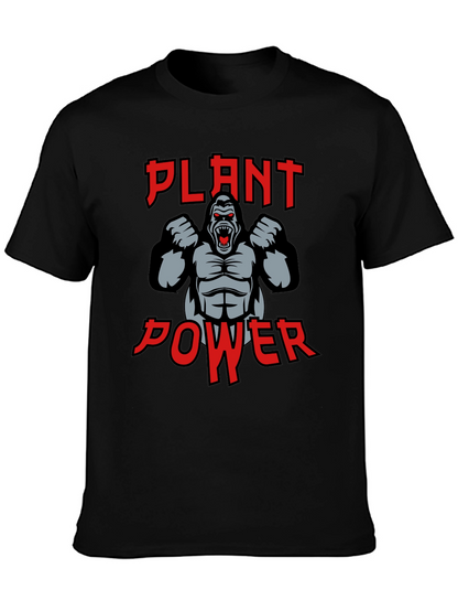 Plant Power Gorilla Graphic T-Shirt