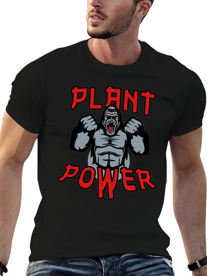 Plant Power Gorilla Graphic T-Shirt