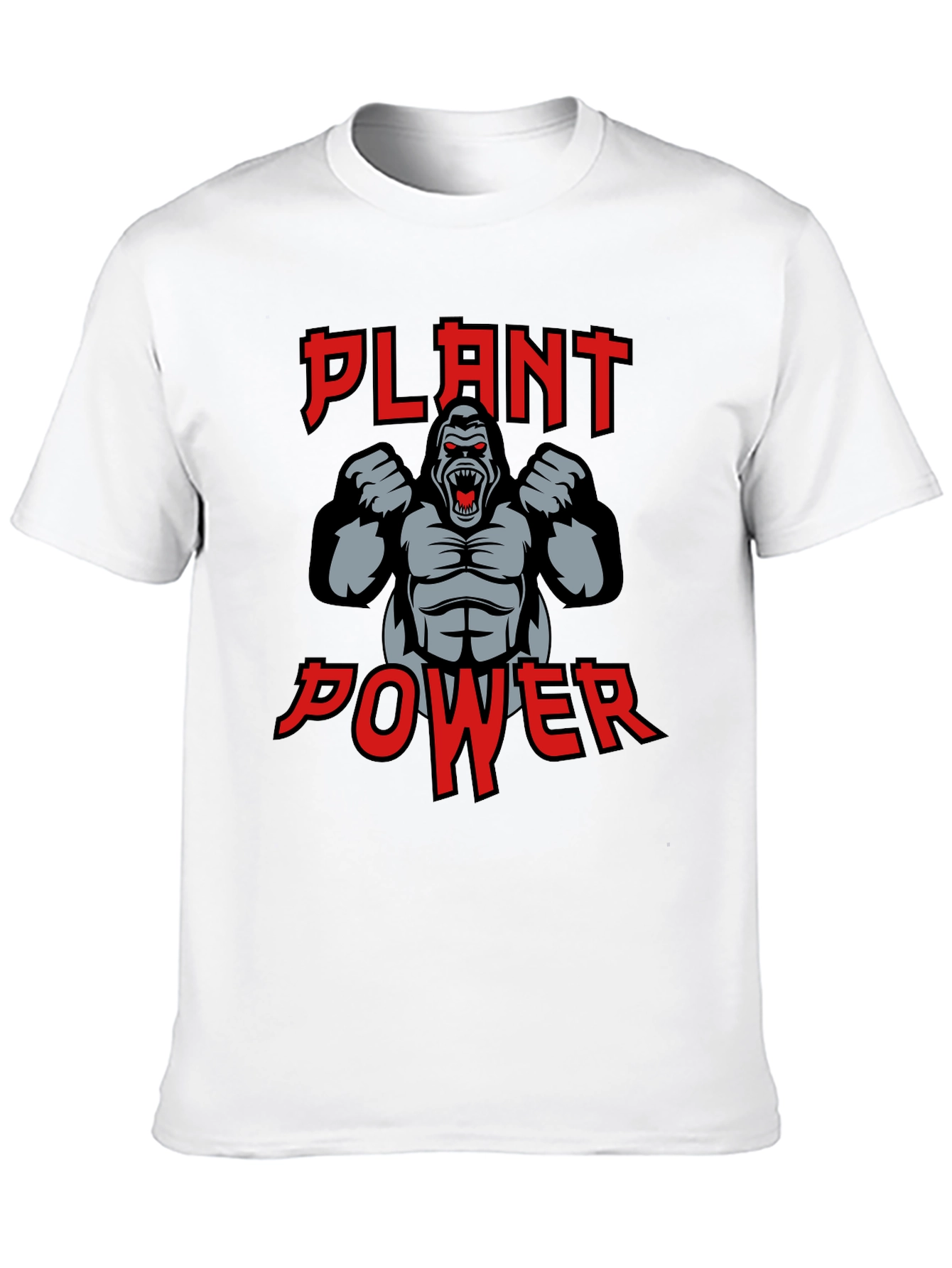 Plant Power Gorilla Graphic T-Shirt