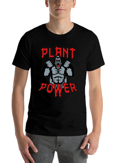 Plant Power Gorilla Graphic T-Shirt