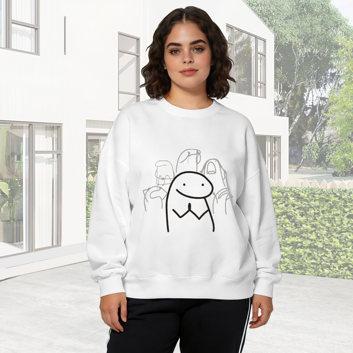 Te Calmas O Te Calmo Abuela Funny Crewneck Sweatshirt | Mexican Humor Graphic Top