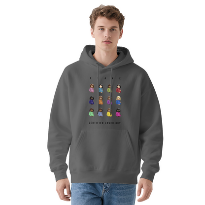 Certified Lover Boy Album Cozy Grey Hoodie, Unisex Rap Fan Top