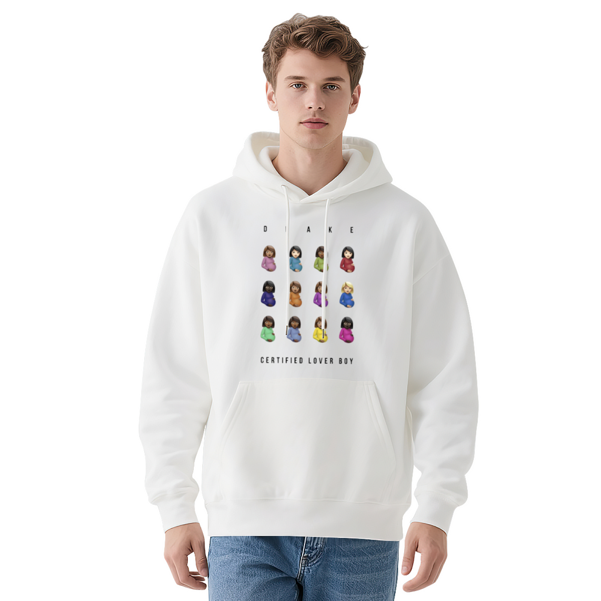 Certified Lover Boy Album Cozy Grey Hoodie, Unisex Rap Fan Top