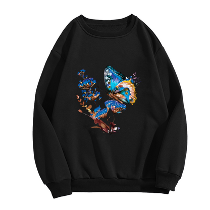 Neon Pink Scream Ghostface Horror Graphic Black Crewneck Sweatshirt