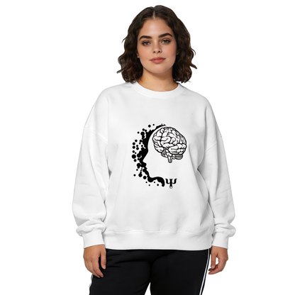 Mind & Brain Psychology Symbol Art Crewneck Sweatshirt