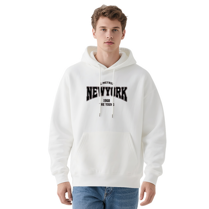 Retro NEW YORK 1968 Vintage College Graphic Hoodie