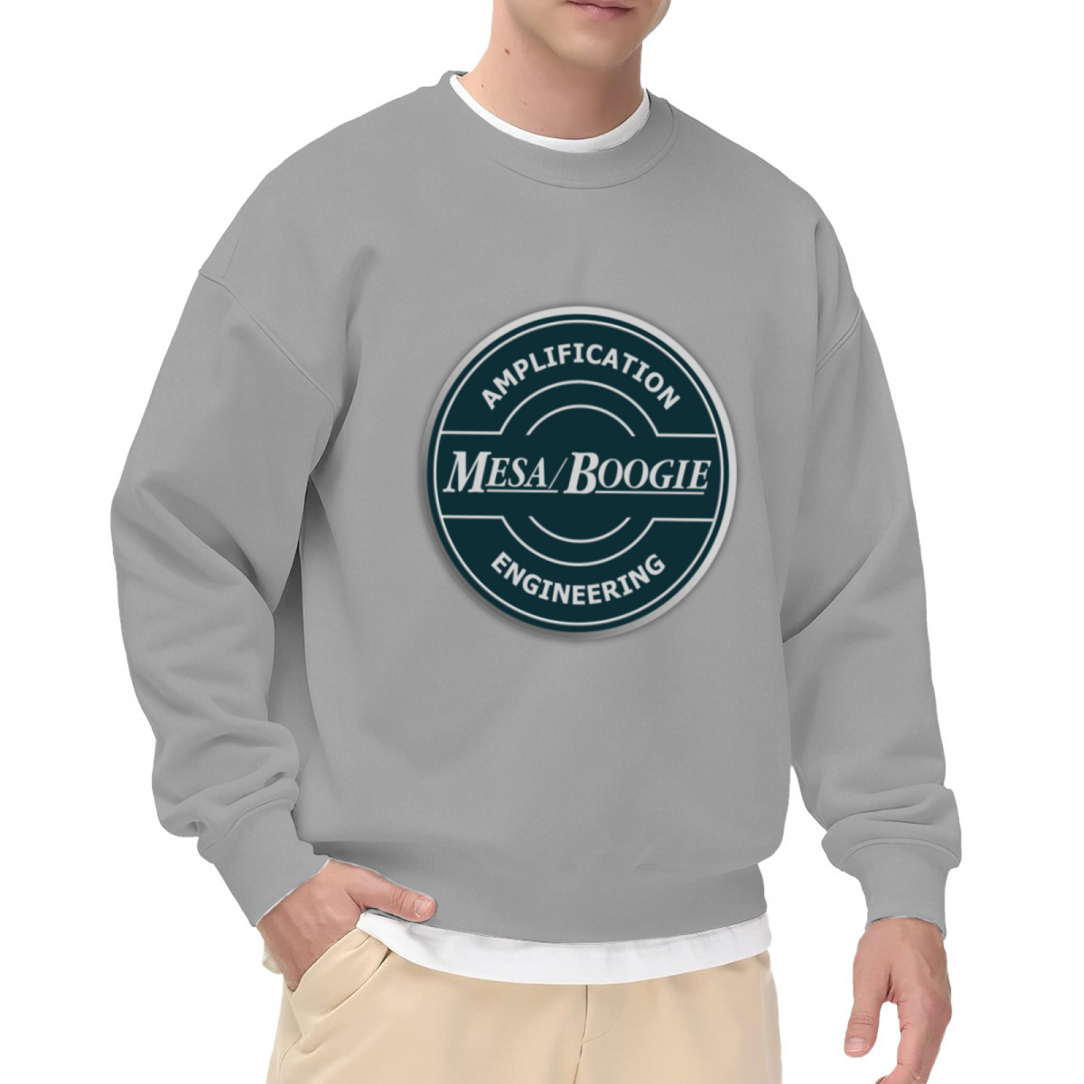 Melting Chocolate Skull Ice?Cream Gothic Cool Crewneck Sweatshirt