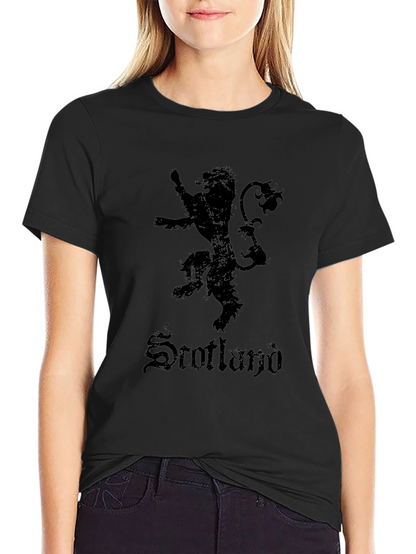 Scotland Lion Rampant Black T-Shirt